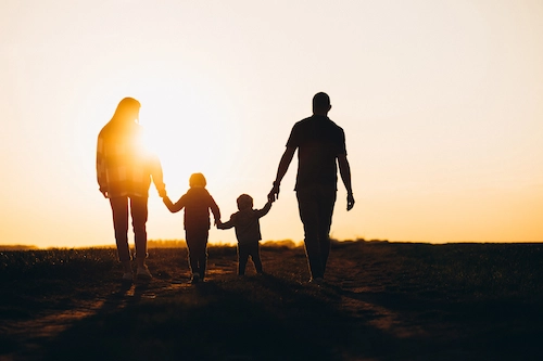 Familia afectada por problemas de juego