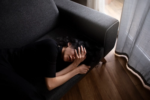 Persona en situación de desesperación emocional